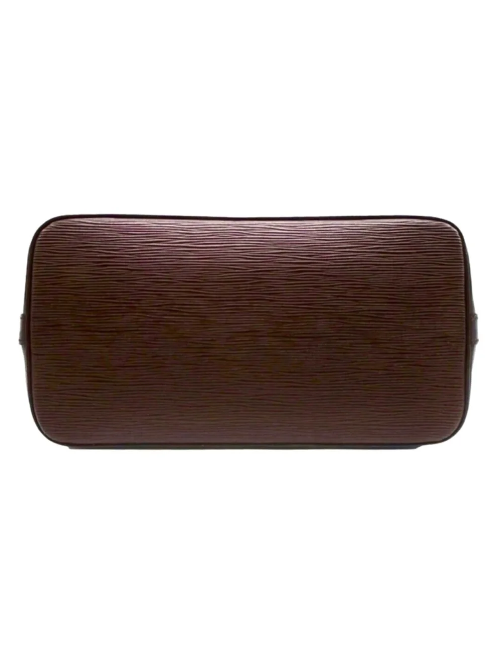LOUIS VUITTON Epi Alma Hand Bag Mocha M5214D with LV Mocha Leather Strap